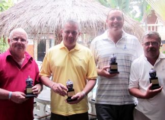 The 2011 winning AmAm team: Simon Payne, Gary Constable, Dave Clark and Mike McNaney.
